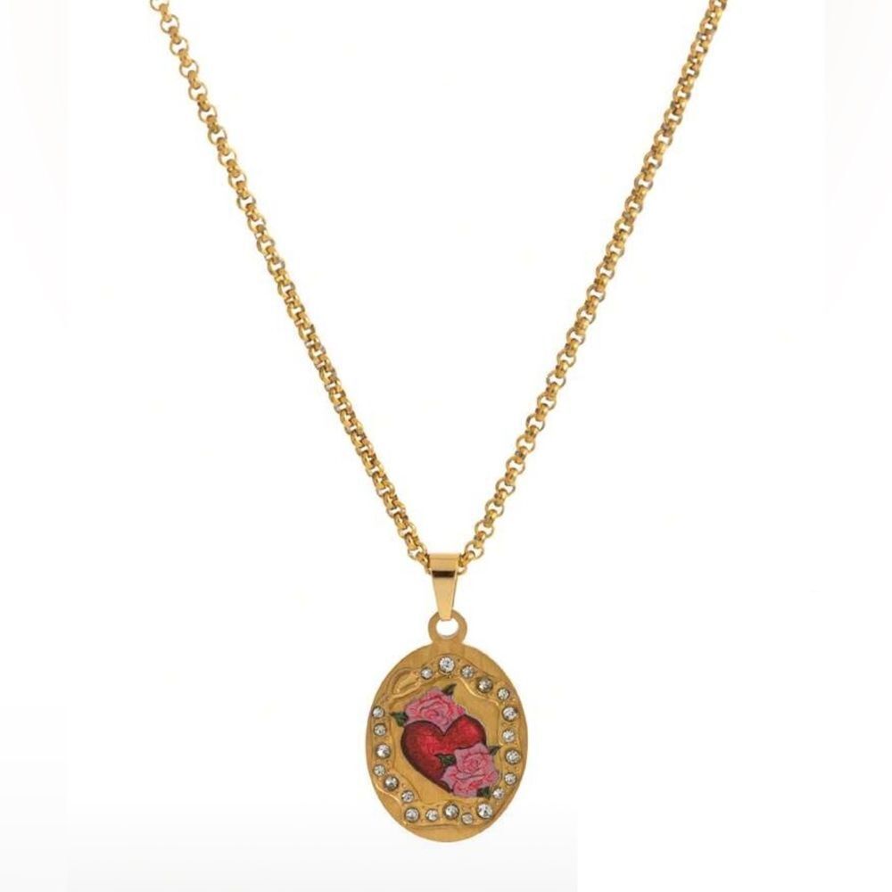 Boho heart Necklace M1556